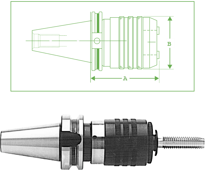 Centaur Taper Shank-Tap Holder